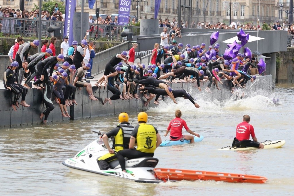 Traversée Bordeaux à la nage