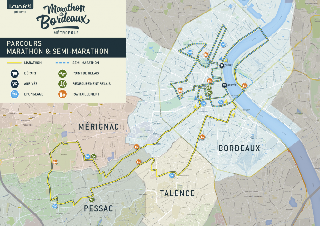 les bons plans bordeaux parcours marathon