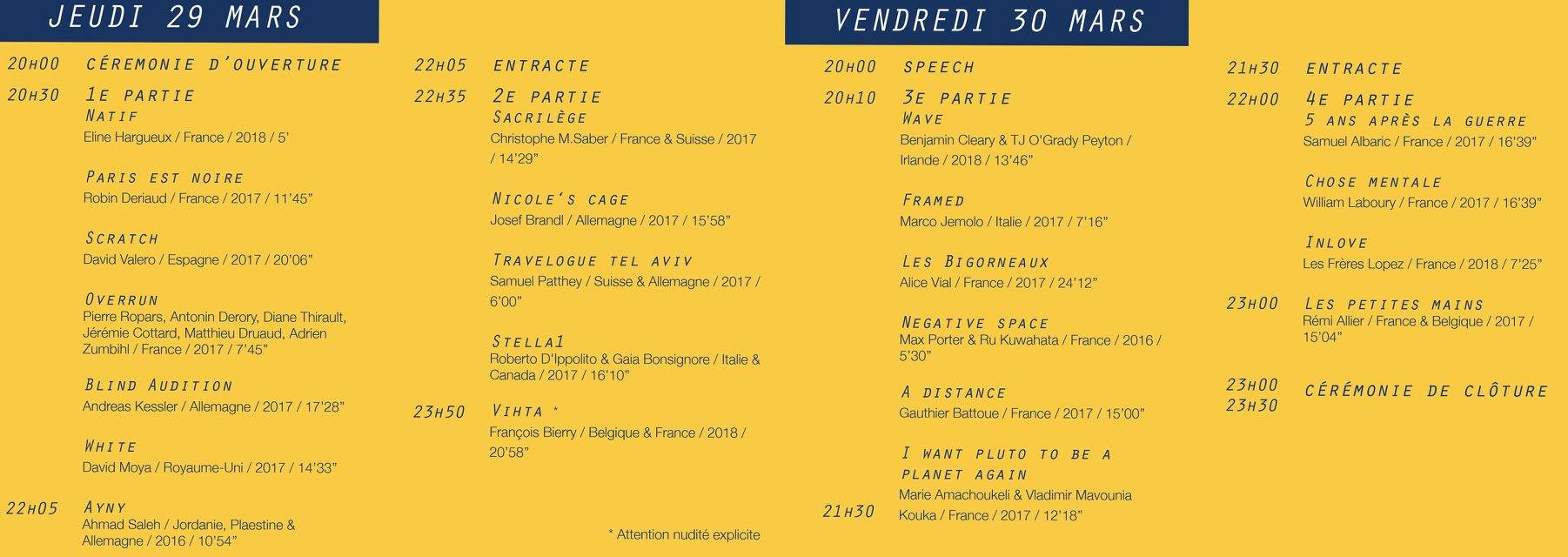 Les Bons Plans Bordeaux : Festival Européen du Court-Métrage de Bordeaux