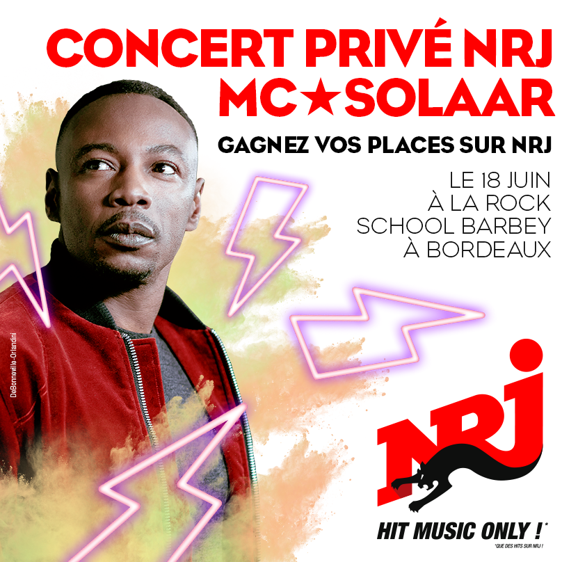 Les Bons Plans à Bordeaux vous font gagner vos places pour concert privé NRJ de Mc Solaar - 1