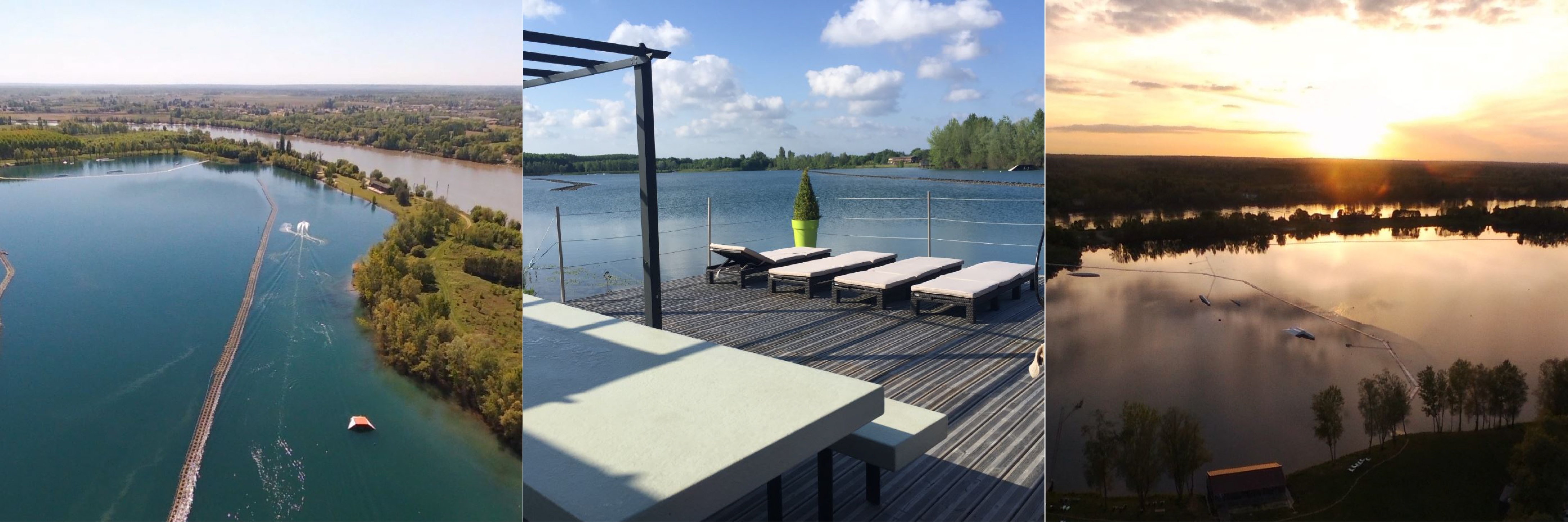 Les bons Plans à Bordeaux vous présentent le Le Ski Nautique Club de Bordeaux de Baurech, dans un cadre magnifique à 15 minutes de Bordeaux - domaine