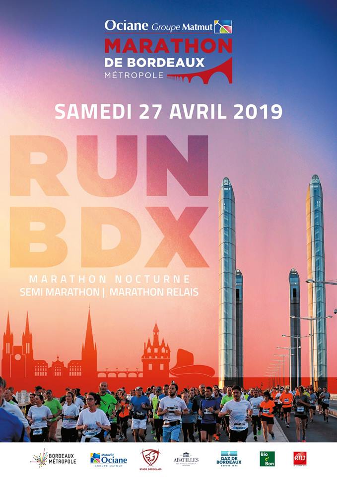 Les Bons Plans à Bordeaux présentent : Le Marathon de Bordeaux 2019. Tentez de remportez vos dossards pour participer à cet événement !