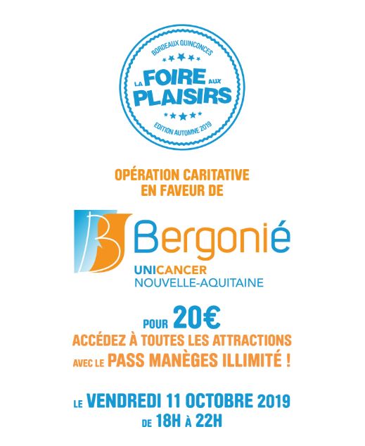 Les bons plans à Bordeaux présentent : La foire aux plaisirs de Bordeaux revient place des quinconces jusqu'au 3 novembre ! Jeu concours sur notre page FB ! 1