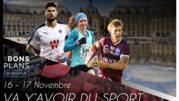 Les Bons plans à Bordeaux présentent : Un grand week-end sportif nous attend, avec en tête d'affiche la course pour les restos du cœur !3