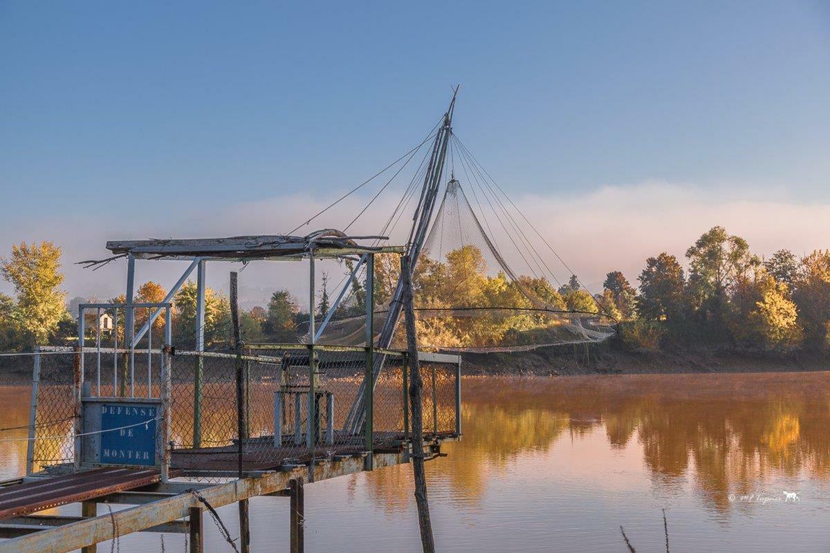 Un carrelet emblématique des rives de Garonne Photo Marie-France Teyssier